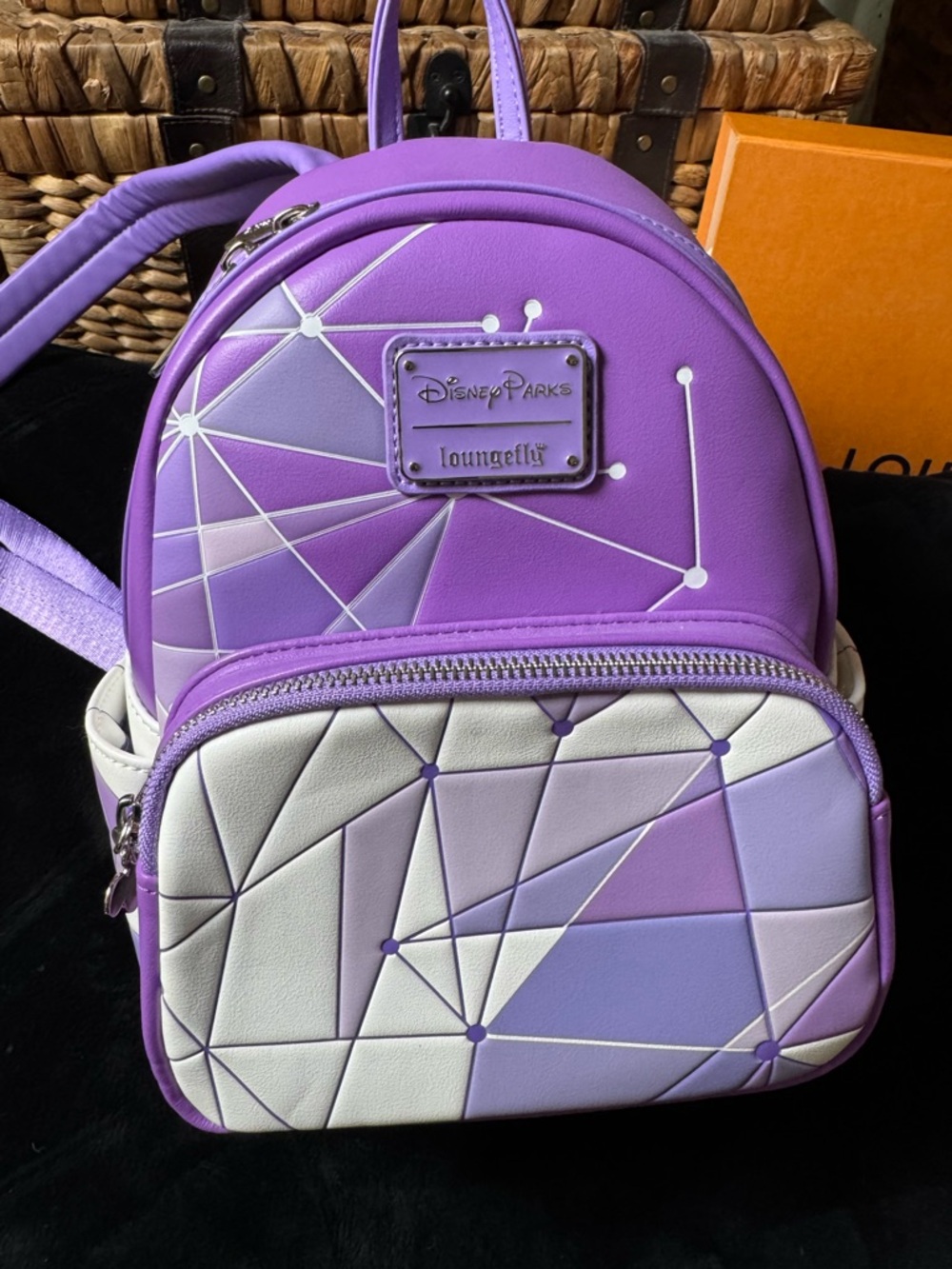 Disneys Loungefly Purple wall Backpack